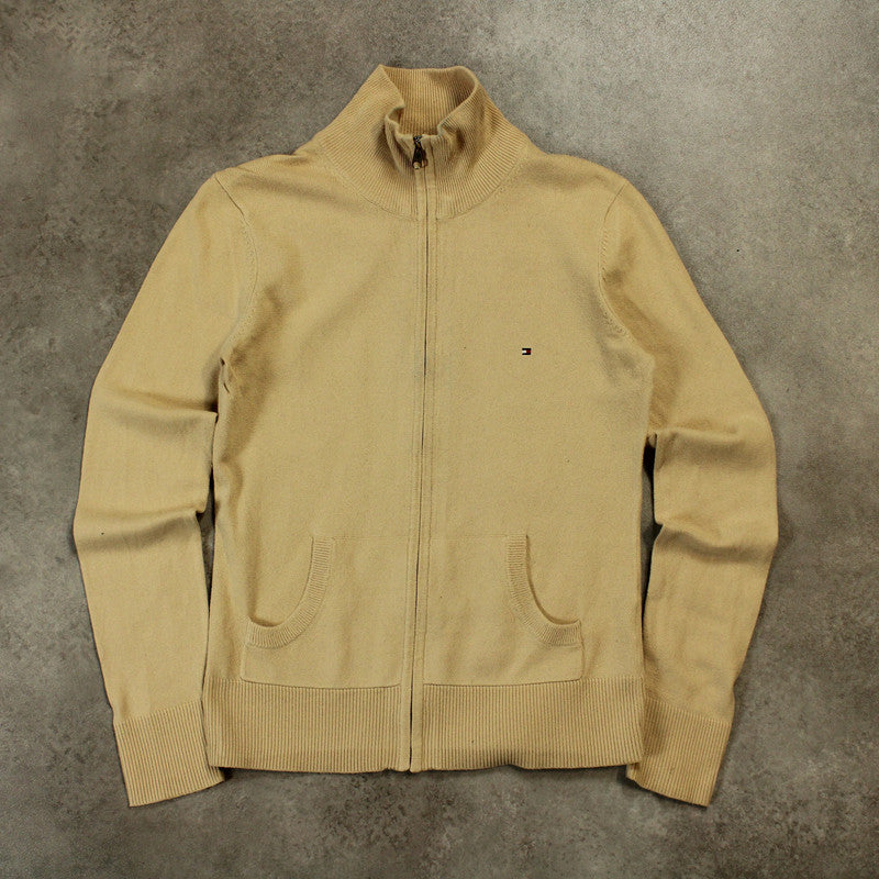 Tommy Hilfiger Strickpullover mit durchgehendem Reißverschluss (Größe S)