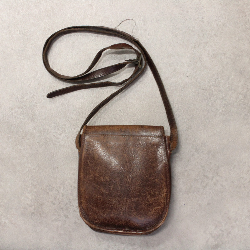 Vintage Leder kleine Umhängetasche