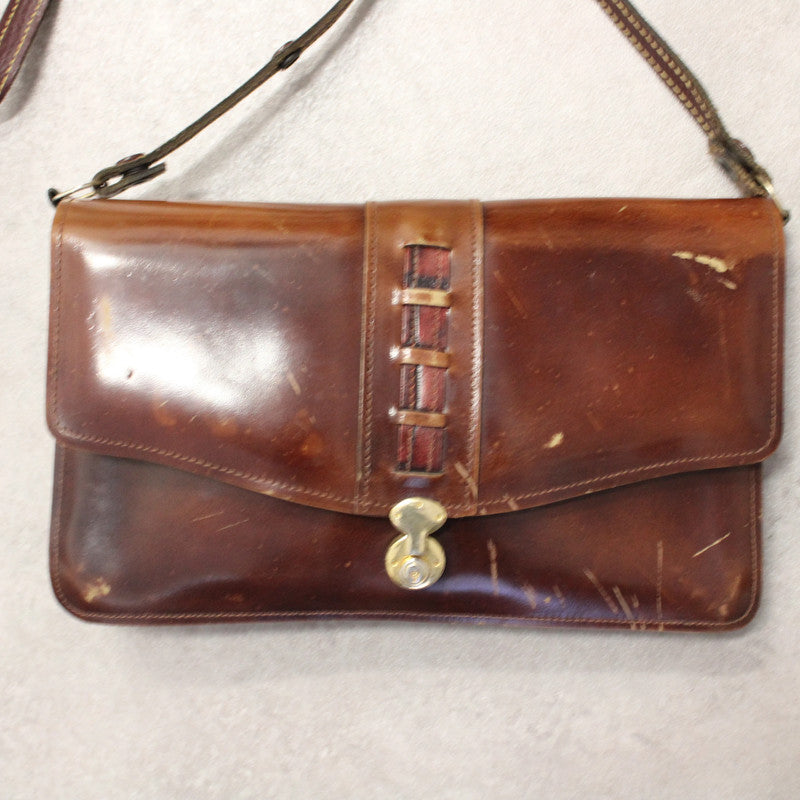 Vintage Leder Umhängetasche