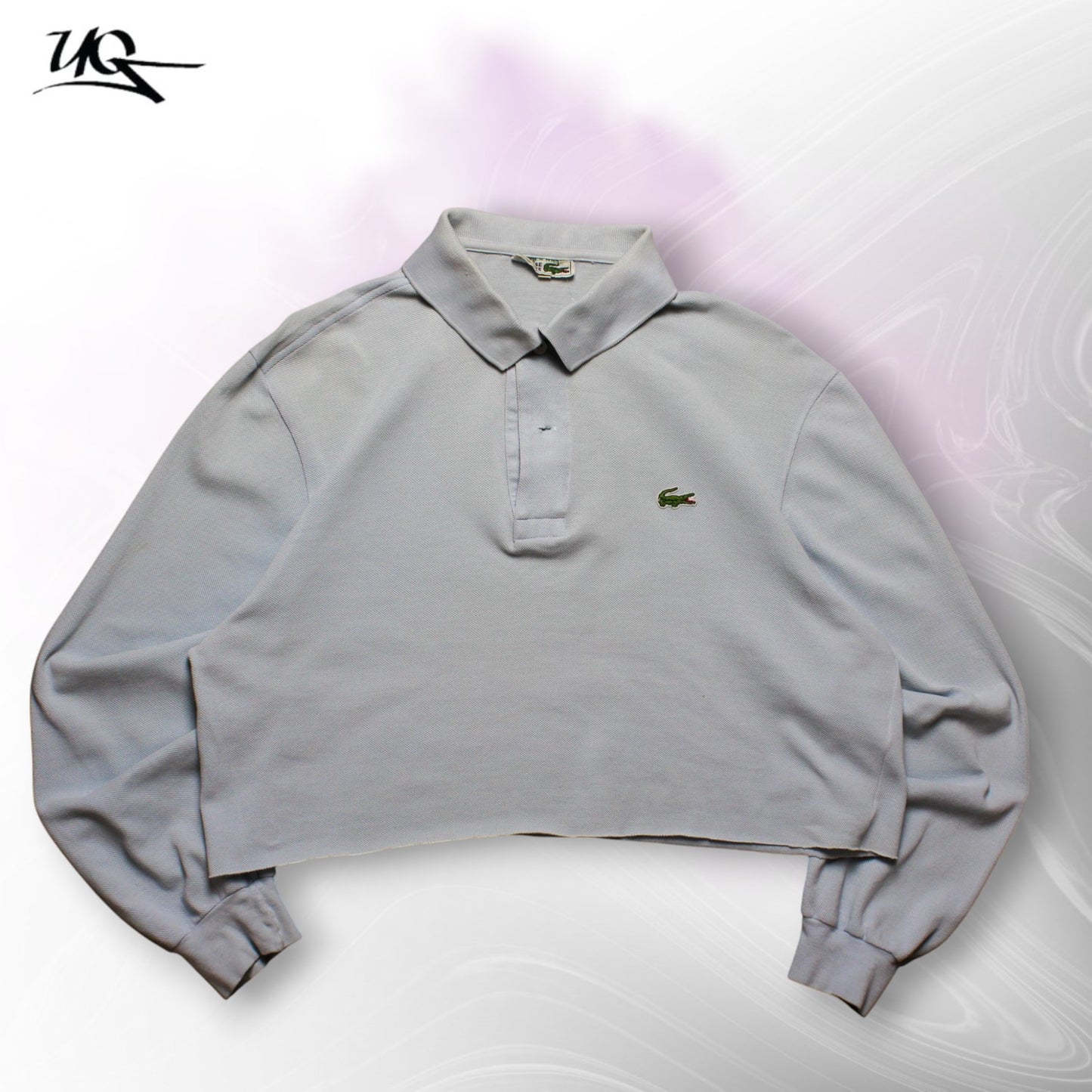 Lacoste Crop Cut Polo Shirt (Women-M)