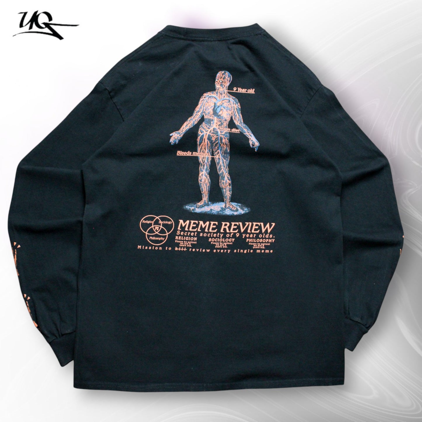 Meme Review Long Sleeve T-Shirt (Men-M)
