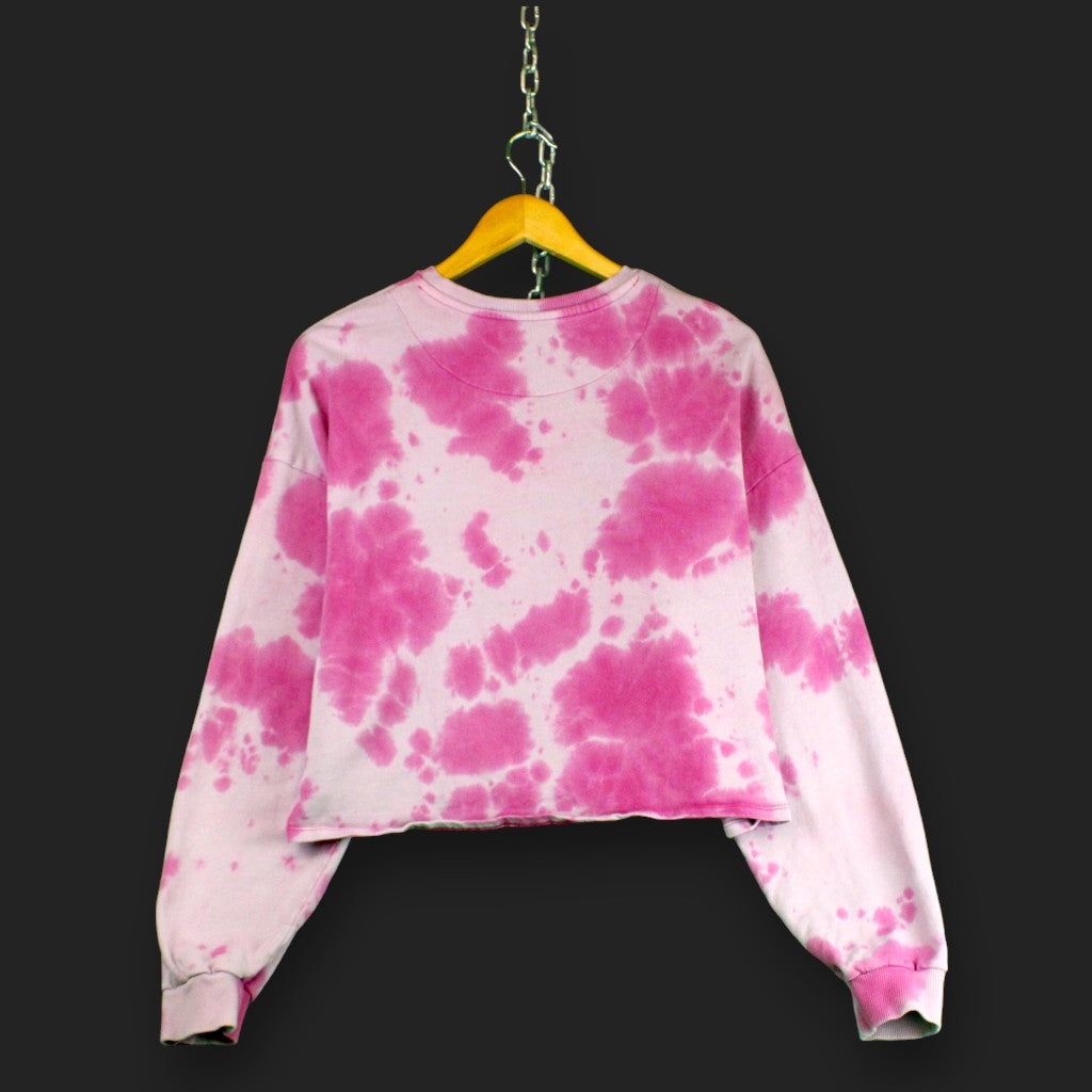 Kurzer Pullover mit Rolling Stones-Motiv