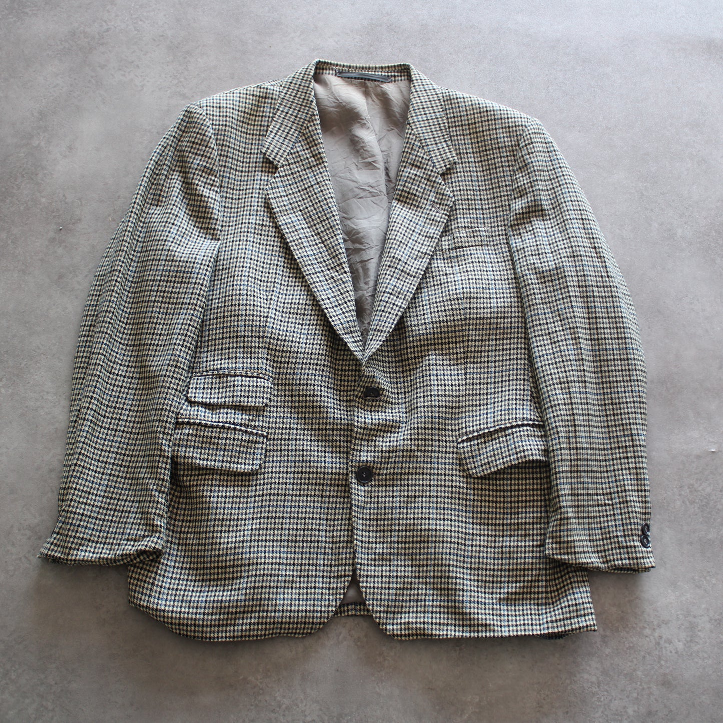 Pierre Monée Vintage Checkered Blazer (Man-M)