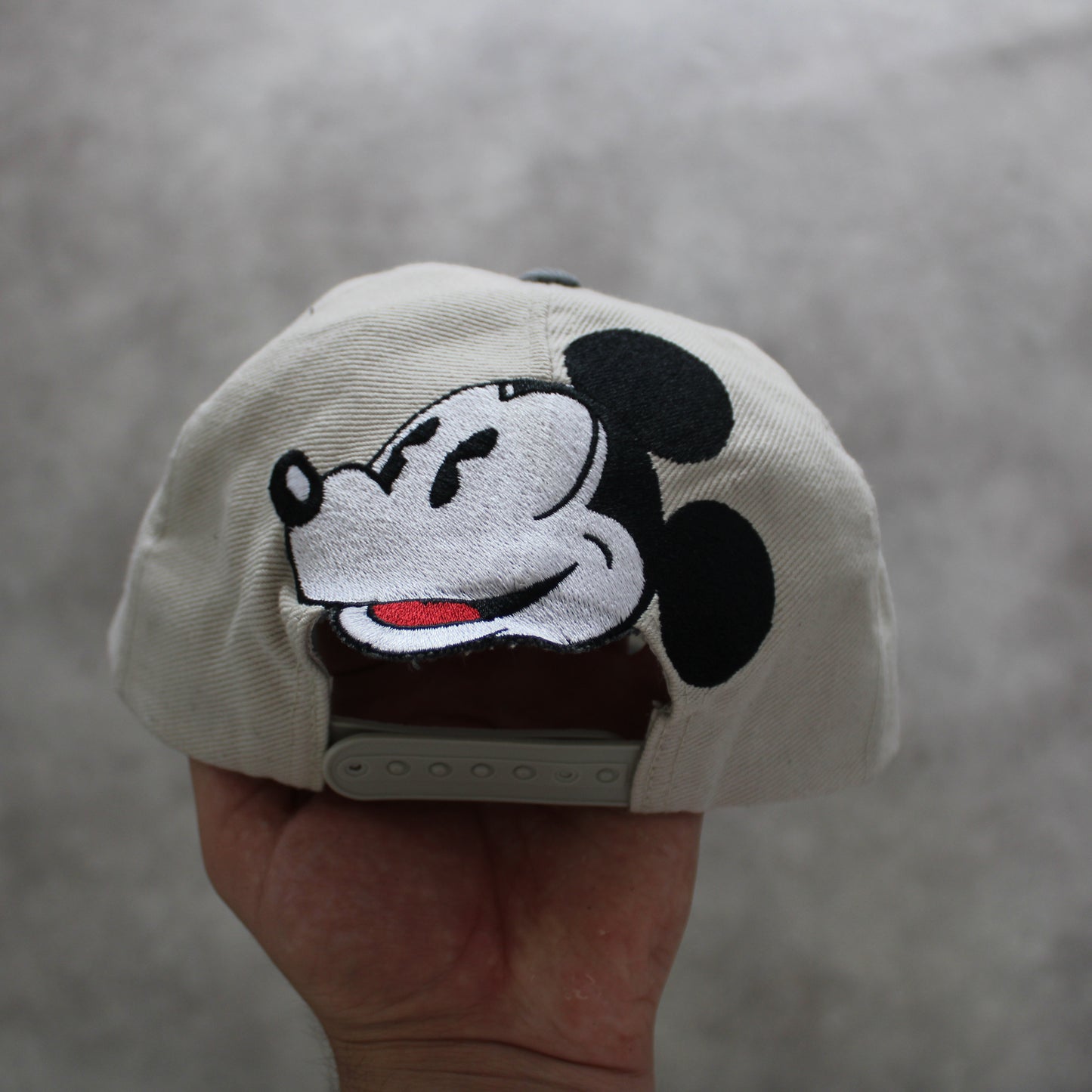 The Disney Store Mickey Mouse Embrioed Baseball Cap