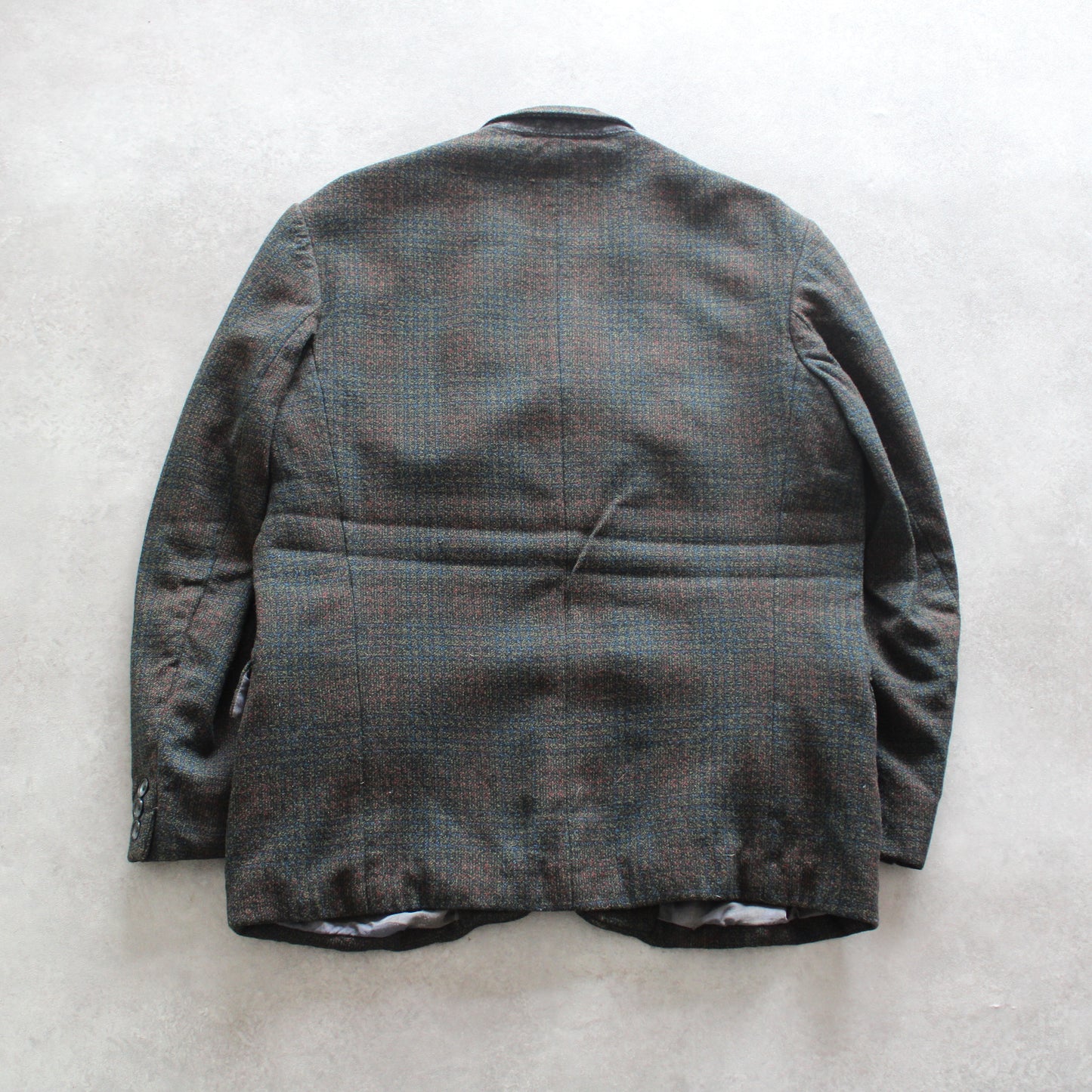 Perma Vintage Checked Wool Blazer (Man-S)