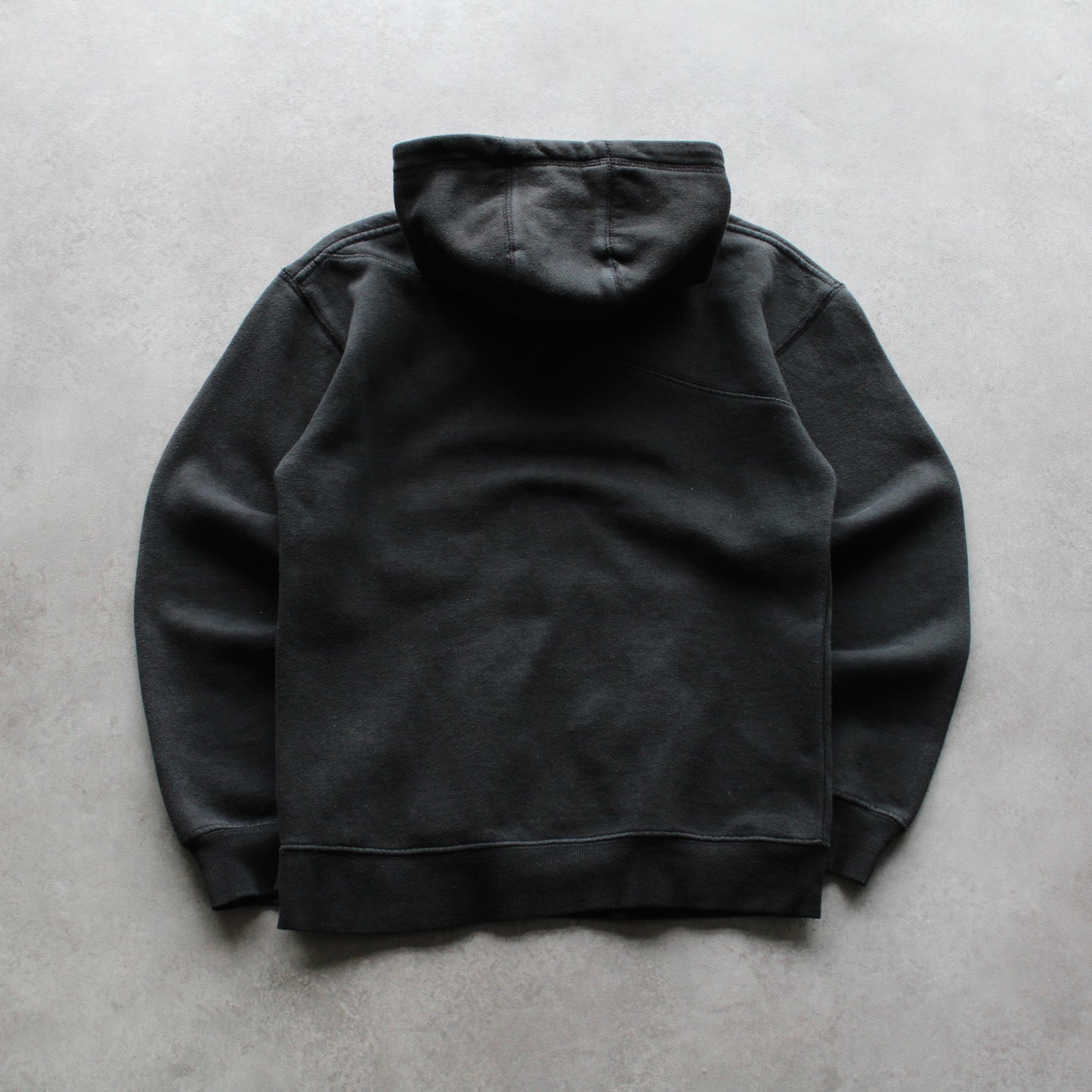 Volcom Kids Hoodie – Black with Blue Logo Print, Kangaroo Pocket (Kid-10Y)