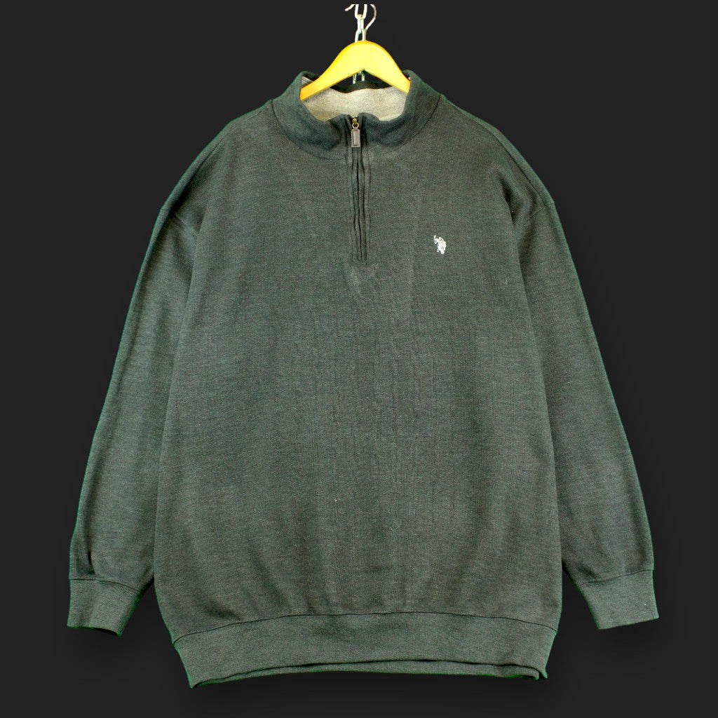 US Polo Assn. Pullover mit 1/3-Reißverschluss