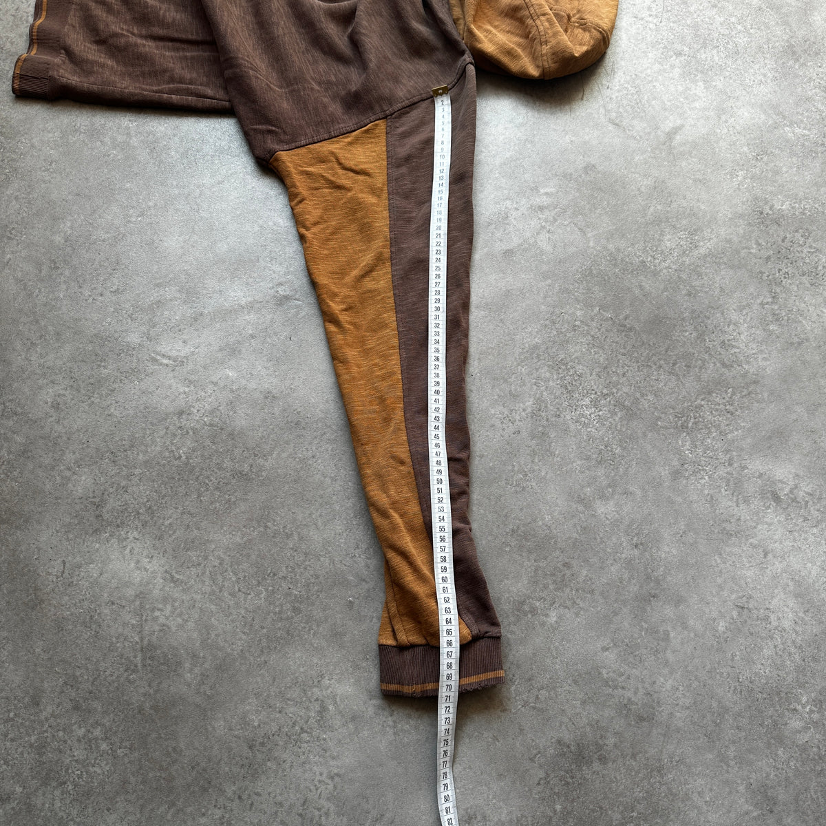 Prana Brown Sunburst Colorblock Hoodie XL