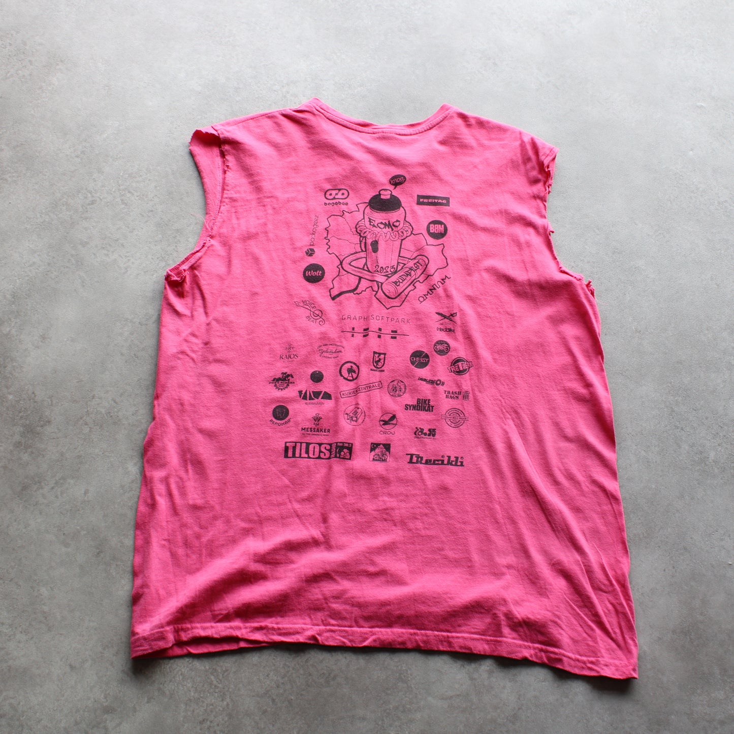 B&C ECMC 2023 Budapest Sleeveless Tee – Pink (Man-L)