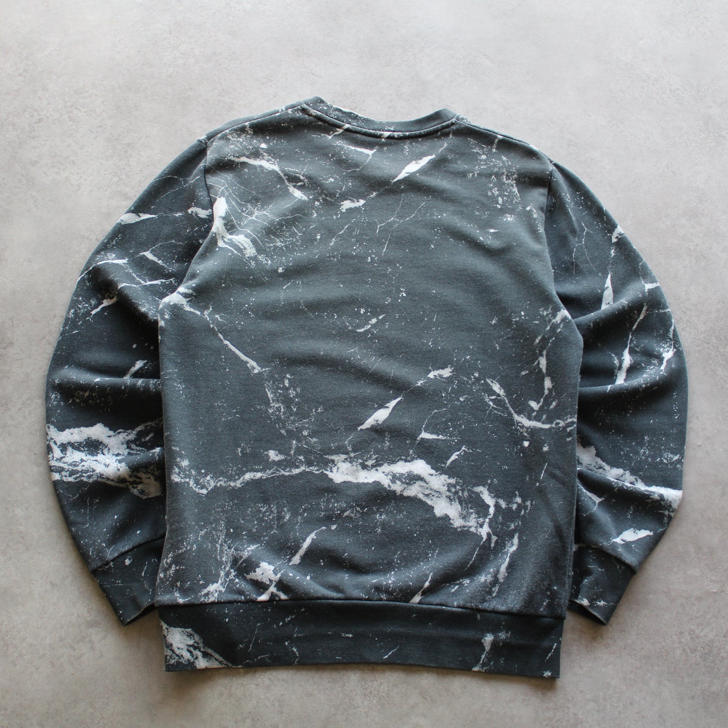 Carhartt Marble Pattern Sweatshirt – Black/Grey (Man-M)