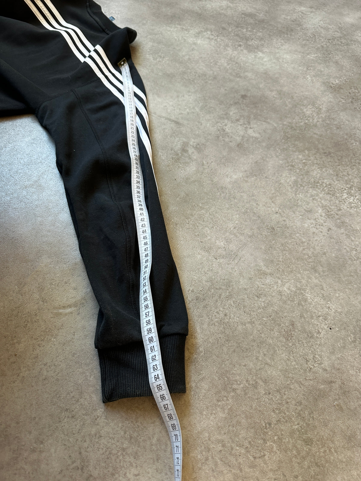 Adidas Black Three Stripe Crewneck M