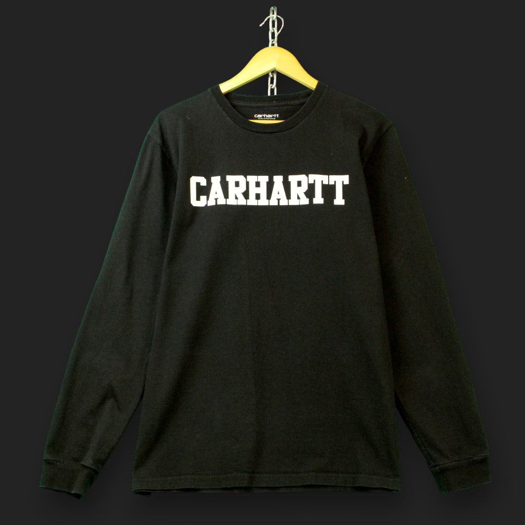 Carhartt – Bedrucktes Langarm-T-Shirt