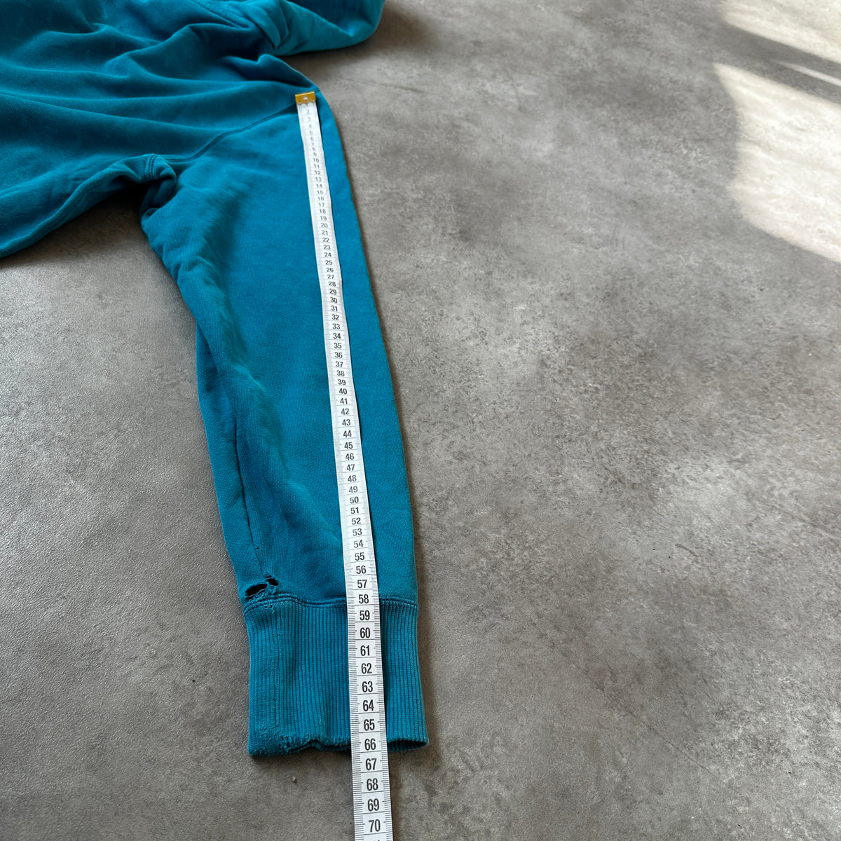Nike Teal Patterned Swoosh Hoodie L