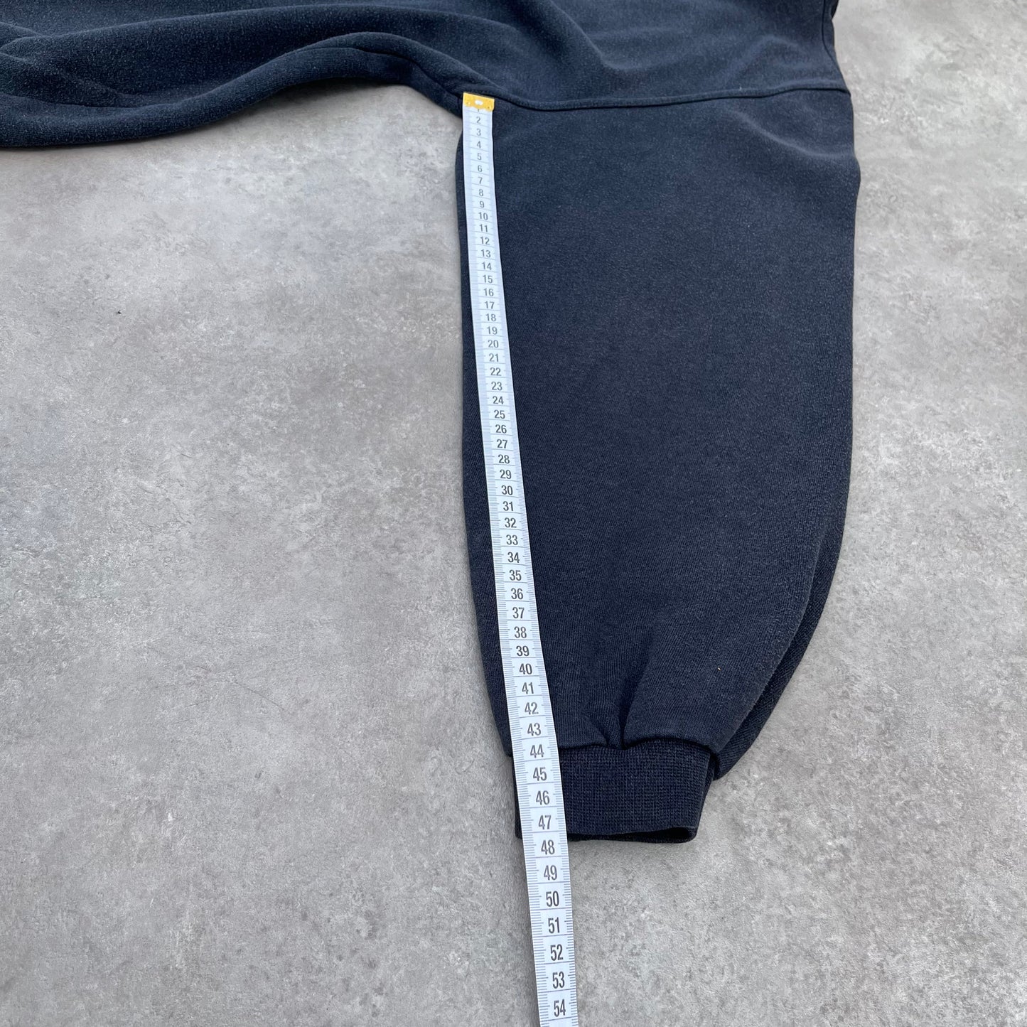 Champion Navy Quarter Zip Sweatshirt L