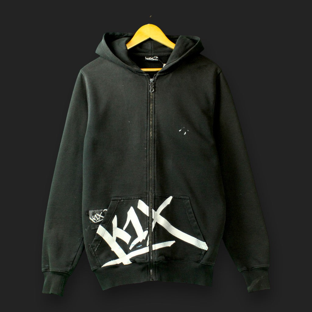 K1X Hoodie mit durchgehendem Reißverschluss (gepunktet)