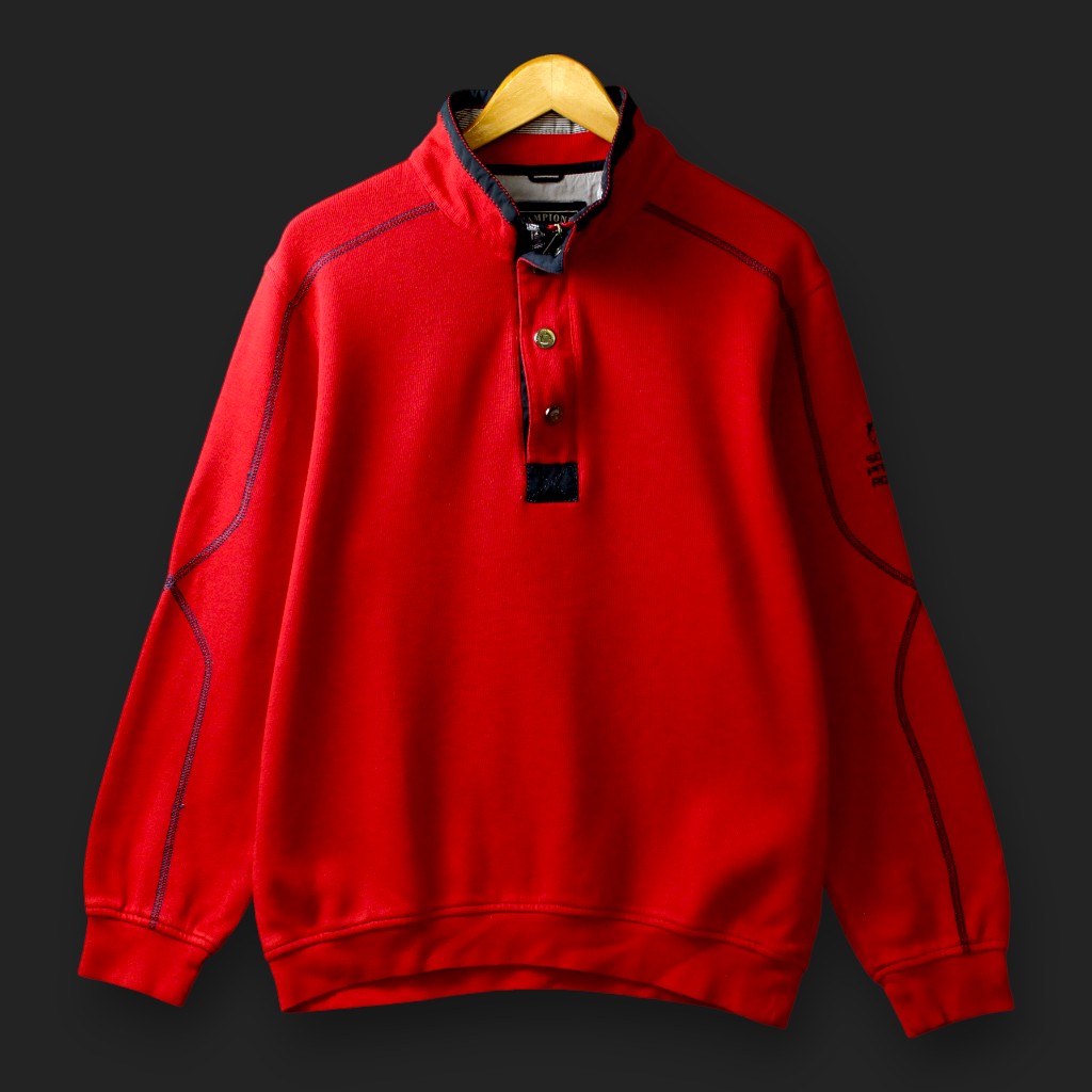 Campione 1/3-Pullover mit Knöpfen