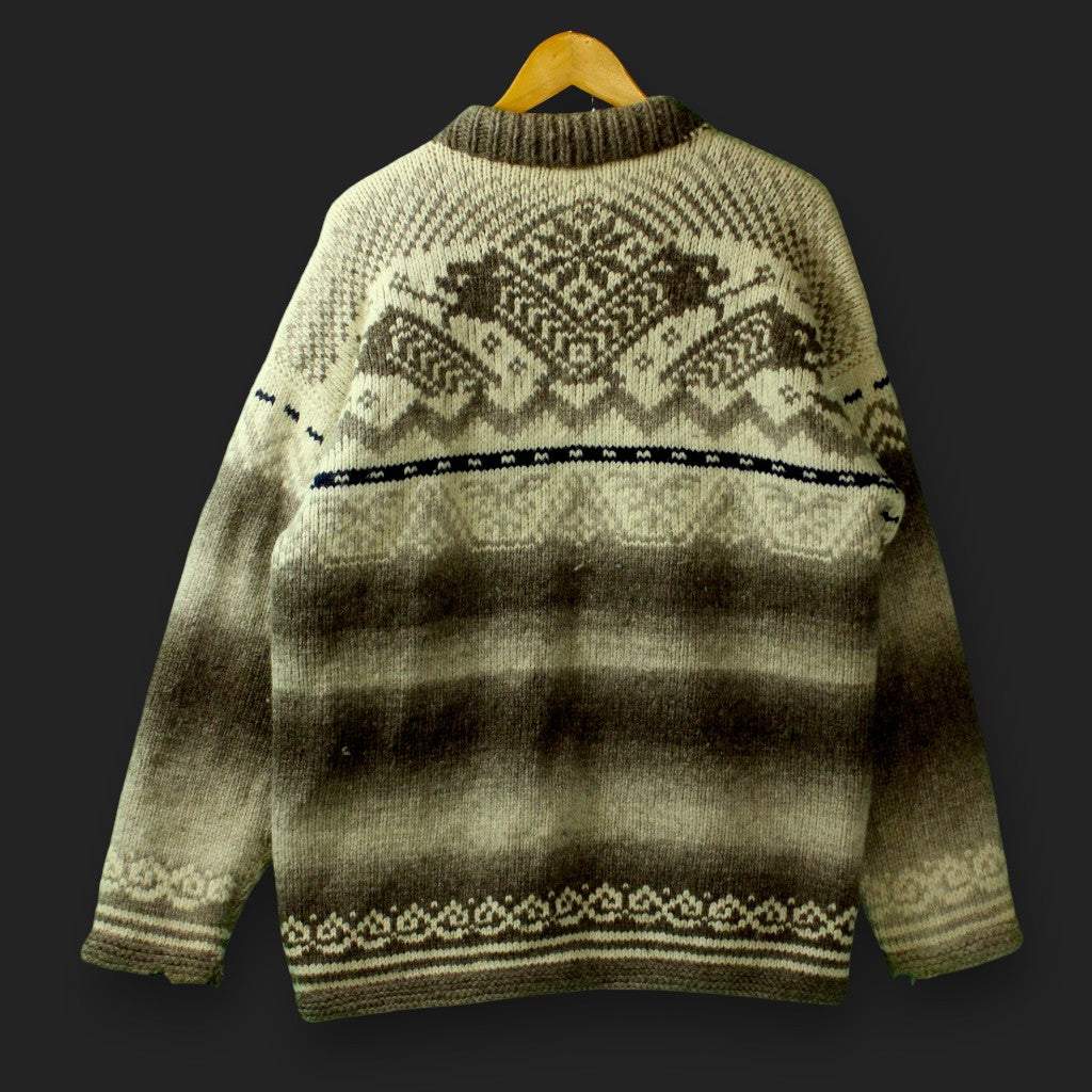 INTI Vintage Knitted Sweater (Size-XL)
