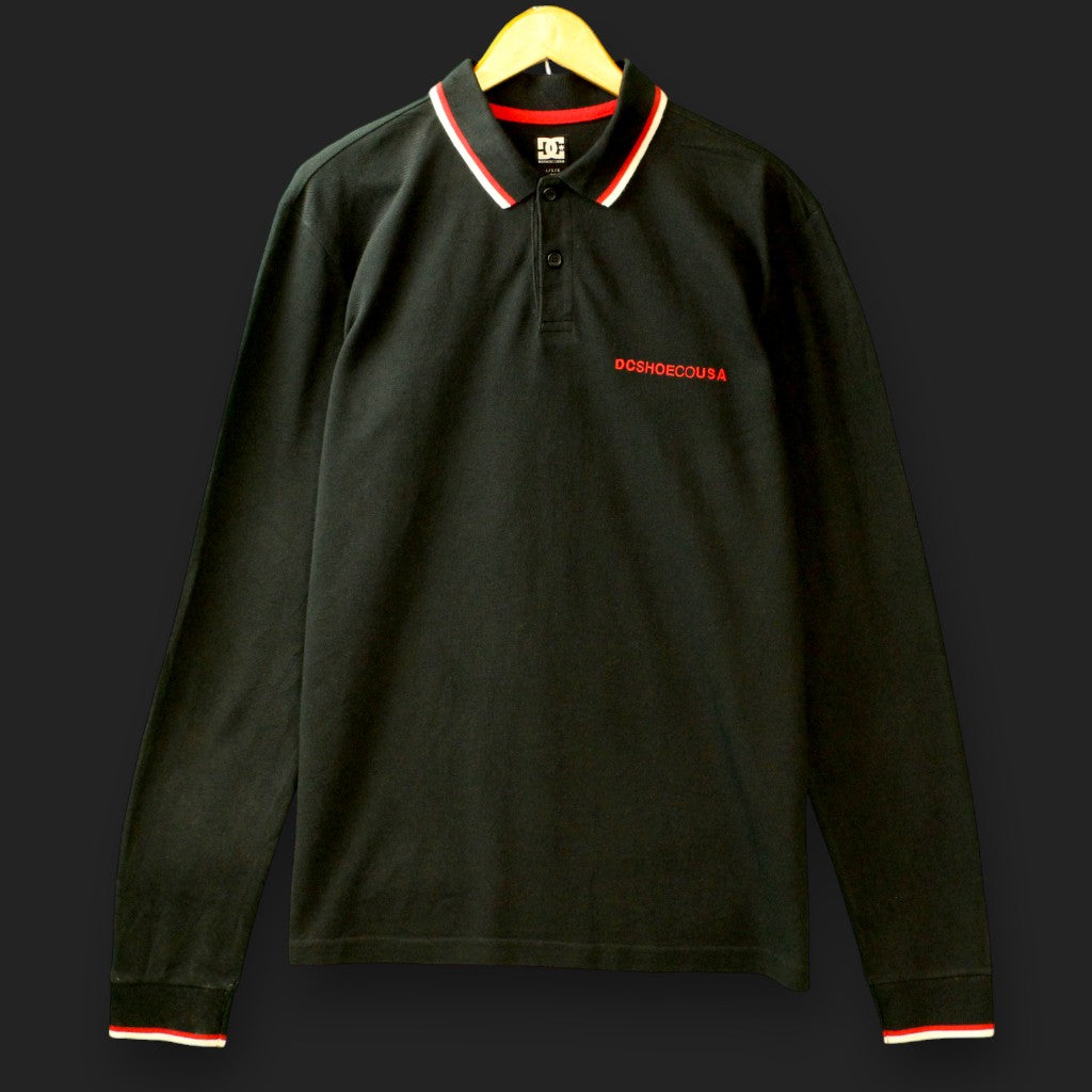 DC Langarm-Poloshirt (Größe L)