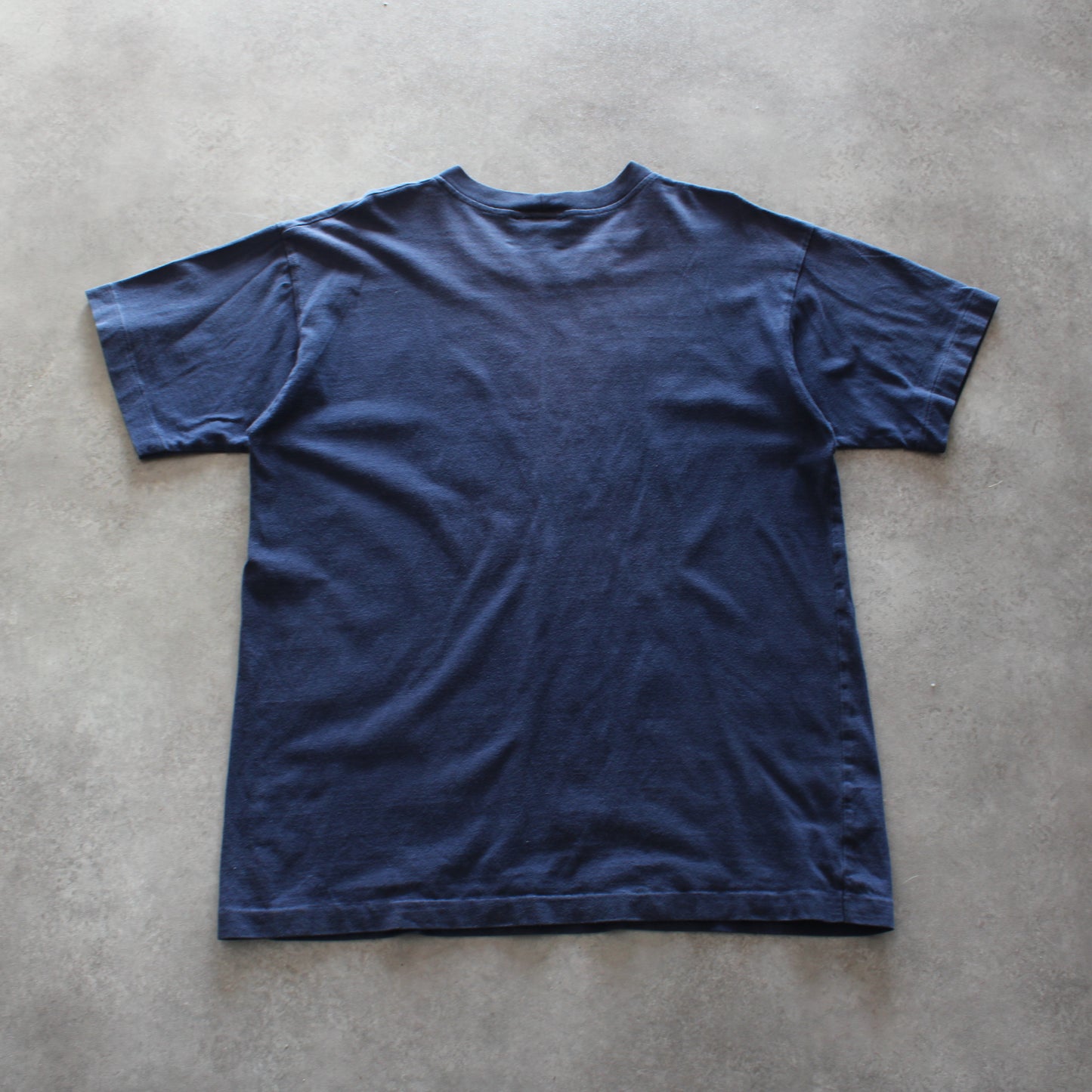 The Clean Green Shirt Vintage Printed Tee – Navy (Man-L)