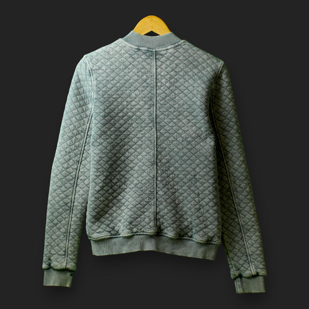 SuperDry Pullover mit durchgehendem Reißverschluss (Größe M)