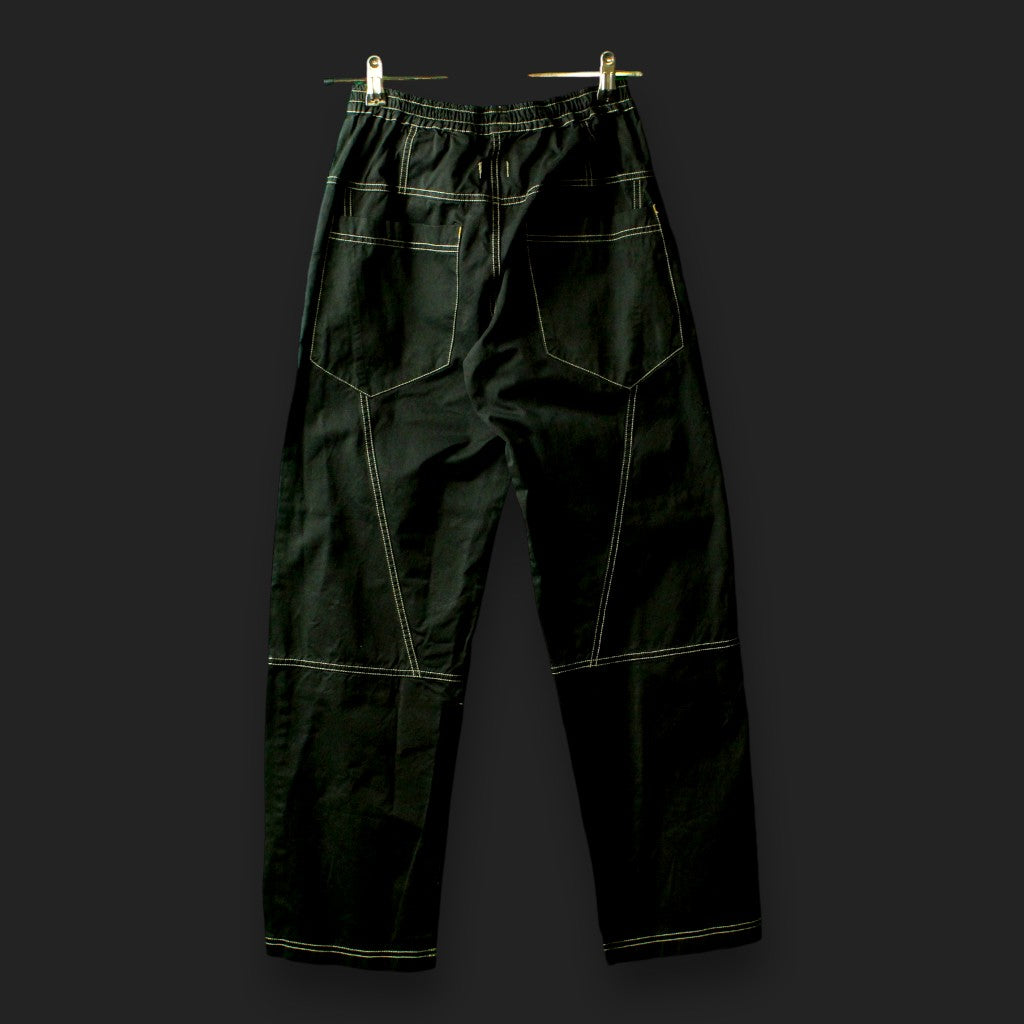 Grüne Apfel-Baggy-Hose (Größe S)