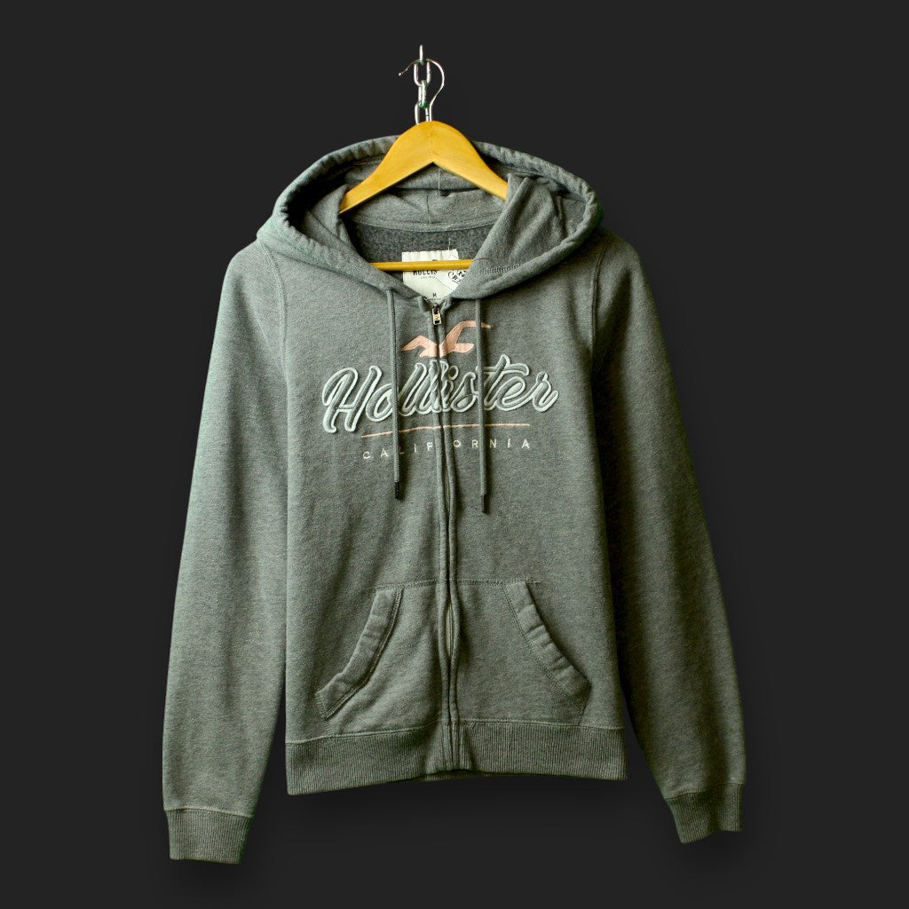 Hollister Full Zip Hoodie (Size-M)