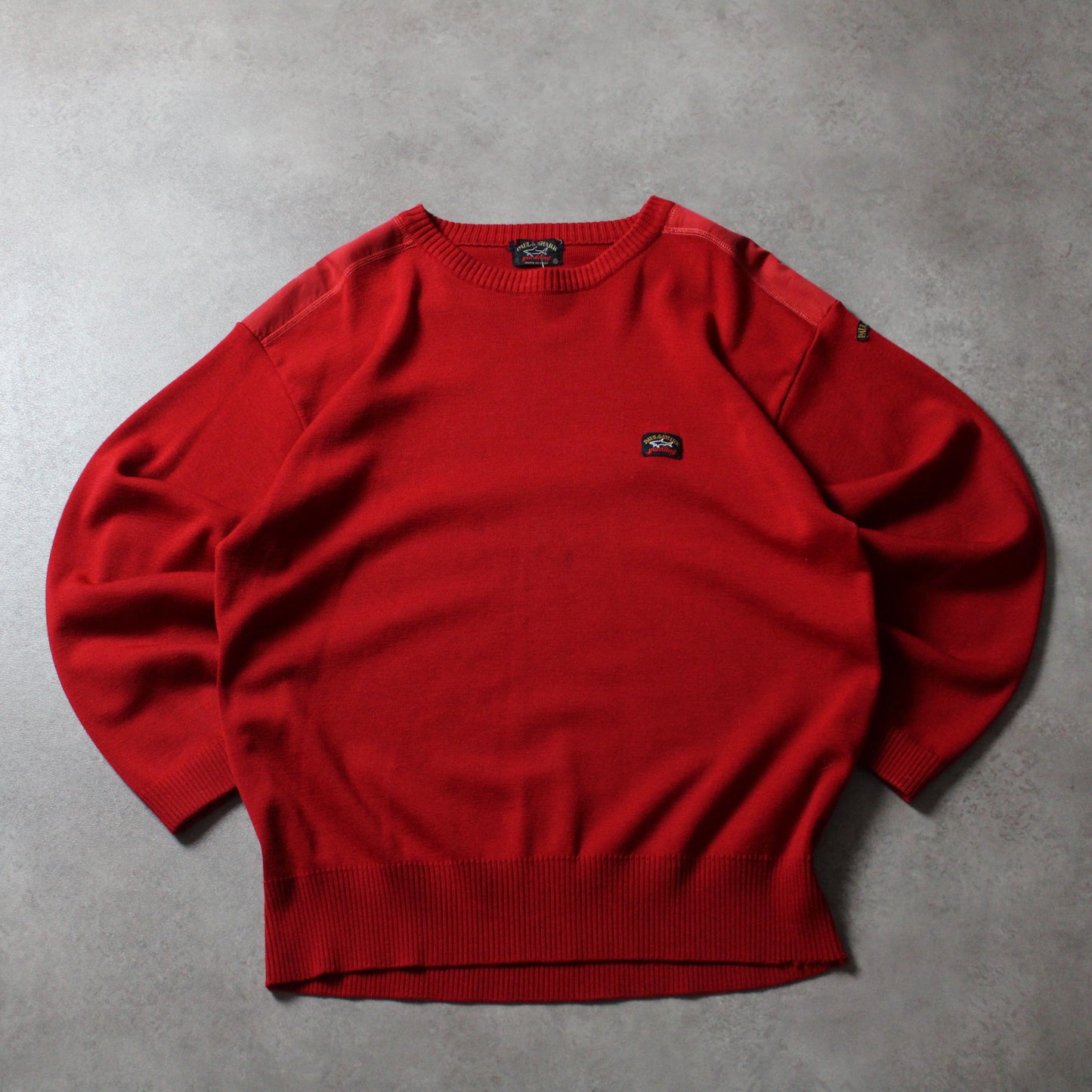 Paul & Shark Vintage Strickpullover mit Rundhalsausschnitt (Herren-XL)