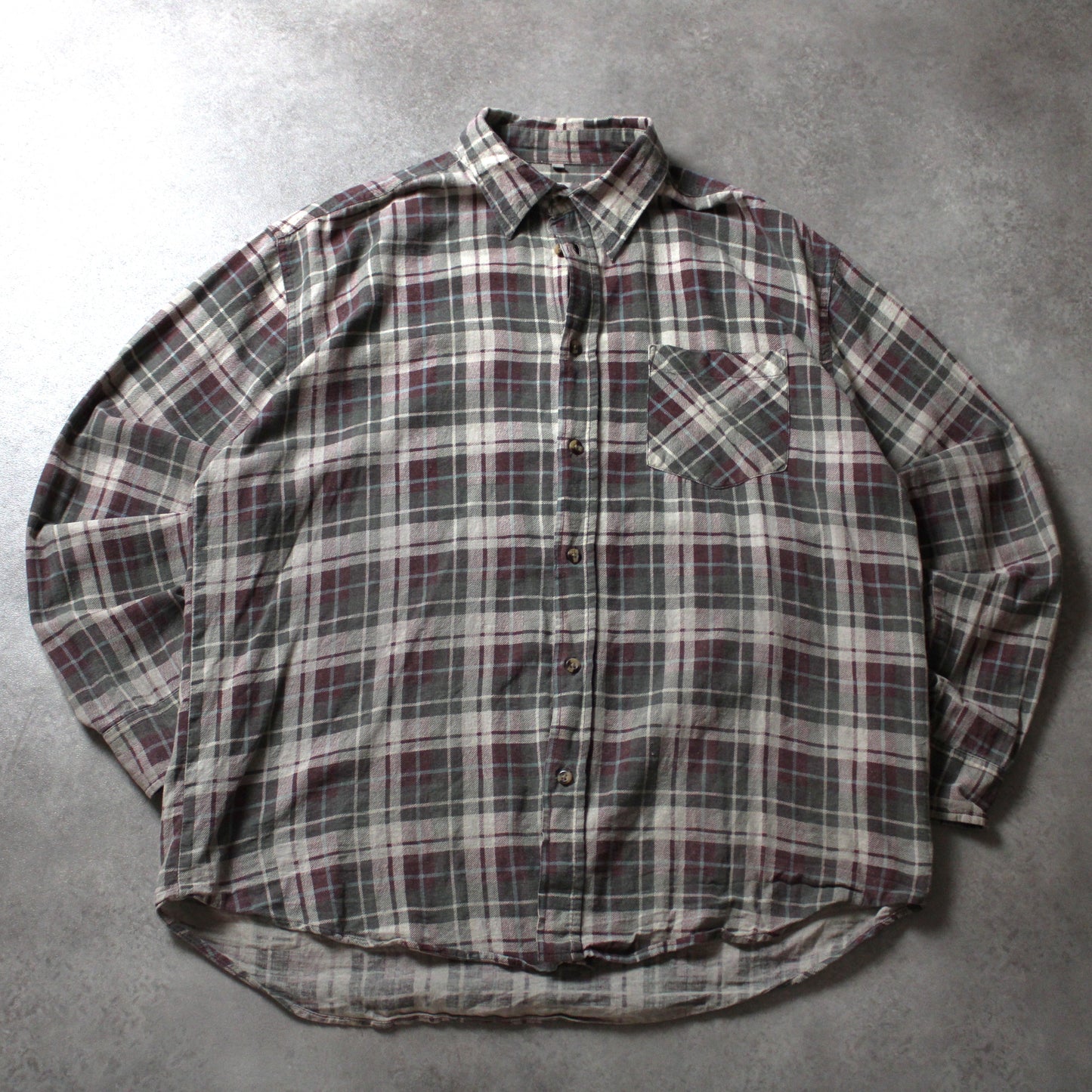 Quattro Amici Vintage Langarmhemd (Herren-XL)