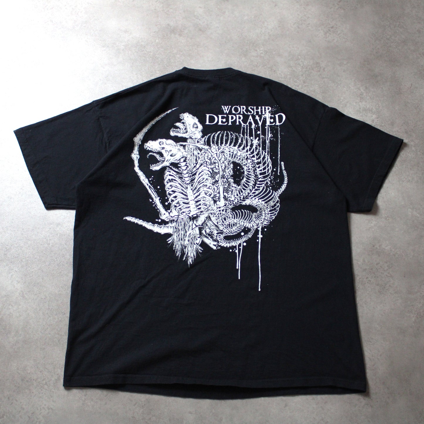 Arsis „Worsip Depraved“ bedrucktes T-Shirt (Herren, XXL)