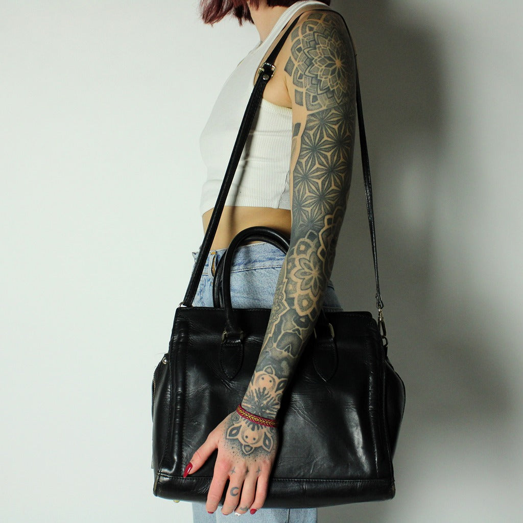 Echtes Leder Italien Handtasche