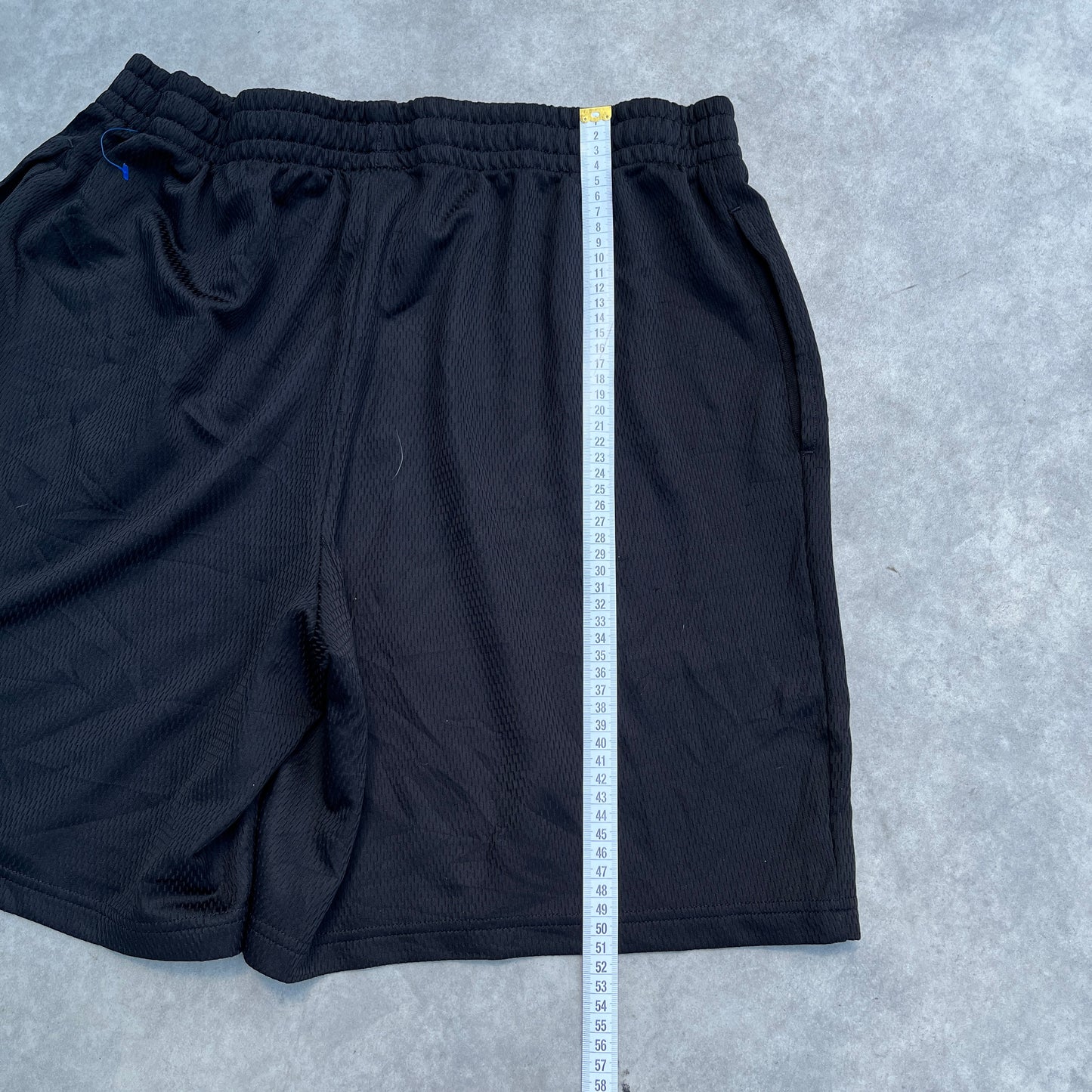Athletic Black Mesh Shorts XL