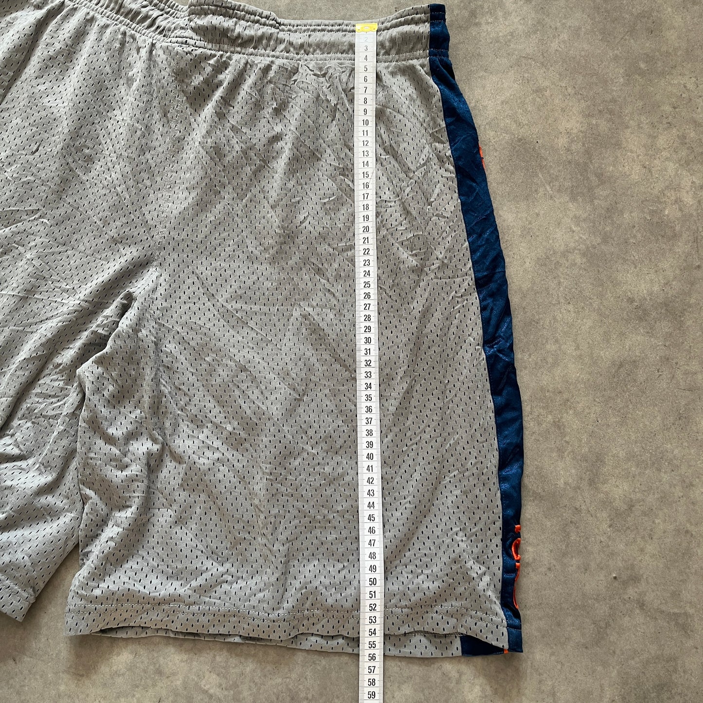 And1 Grey Orange Mesh Shorts XL