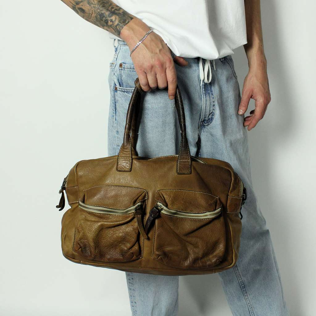 Cowboys Leather Travel Bag