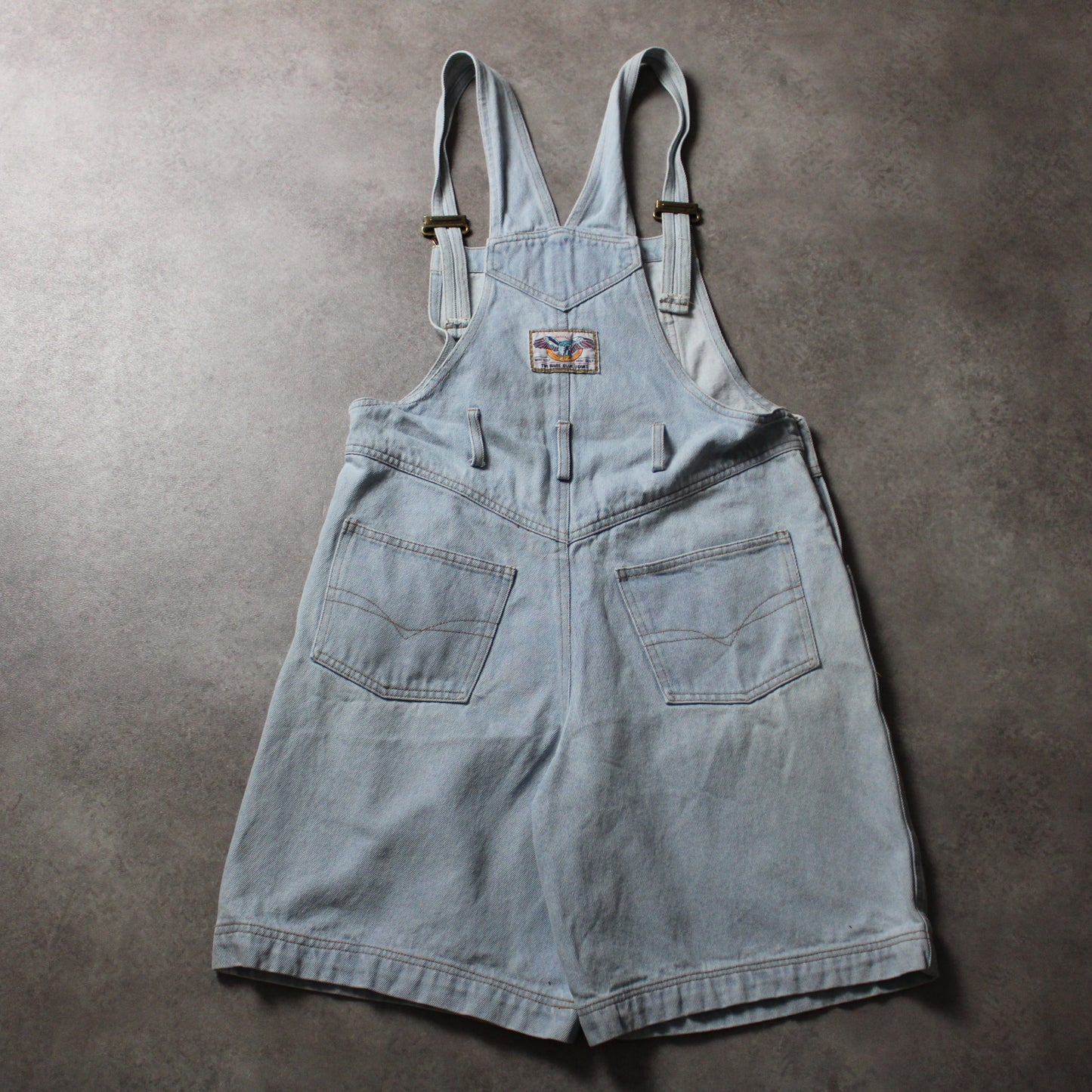 Die seltenen Blue Jeans Denim Overall Shorts (Herren-L)