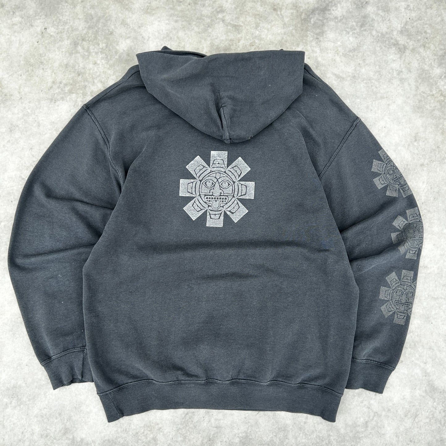 Vintage Red Hot Chili Peppers Aztec Logo Hoodie XL