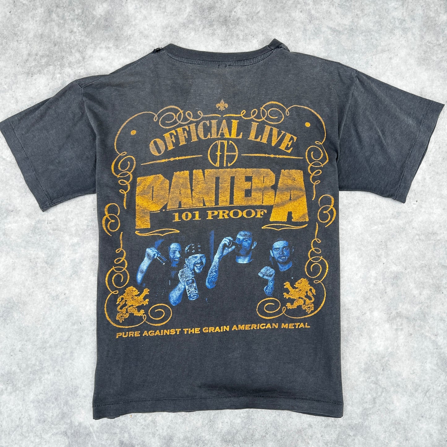 Pantera Official Live 101 Proof Snake Graphic T-Shirt
