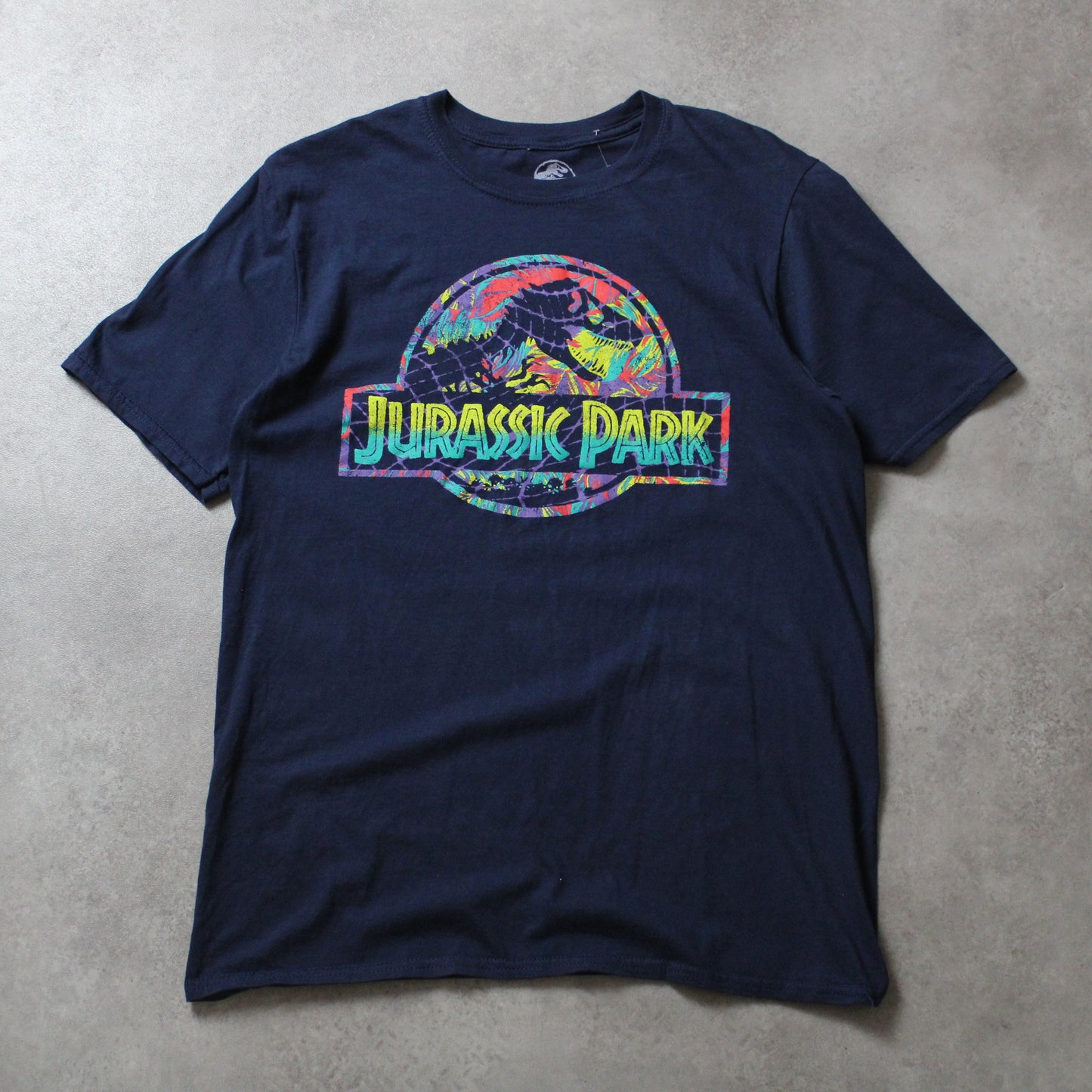 T-Shirt mit Jurassic Park-Aufdruck (Herren, M)