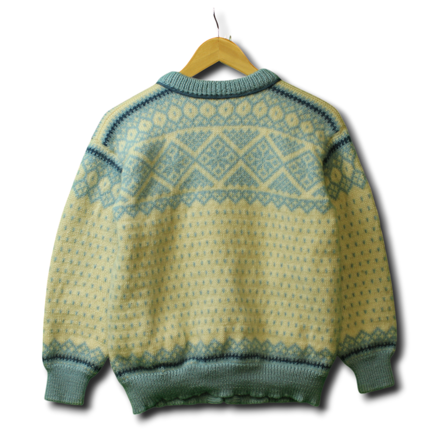 Dale of Norway – Gestrickter Pullover mit Knöpfen (Größe L)