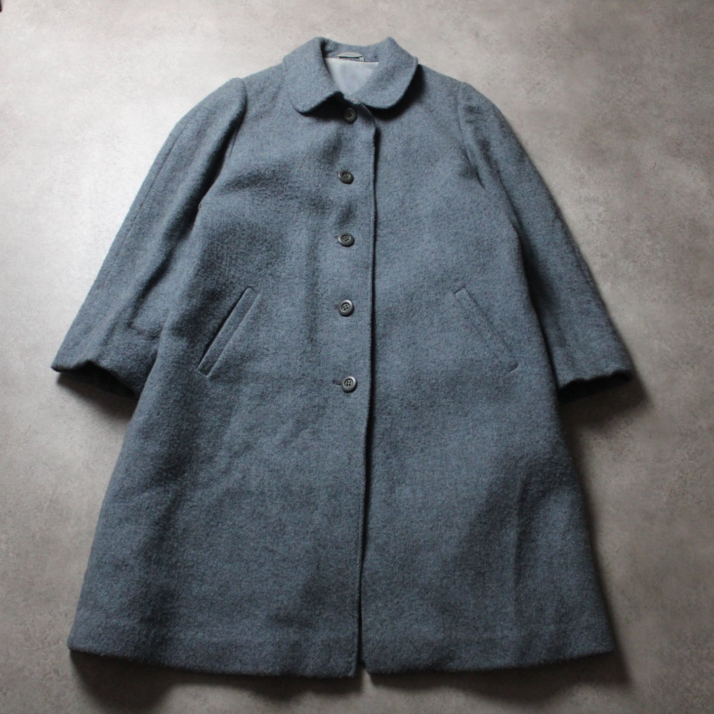 Langer Vintage-Stoffmantel (Herren-L)