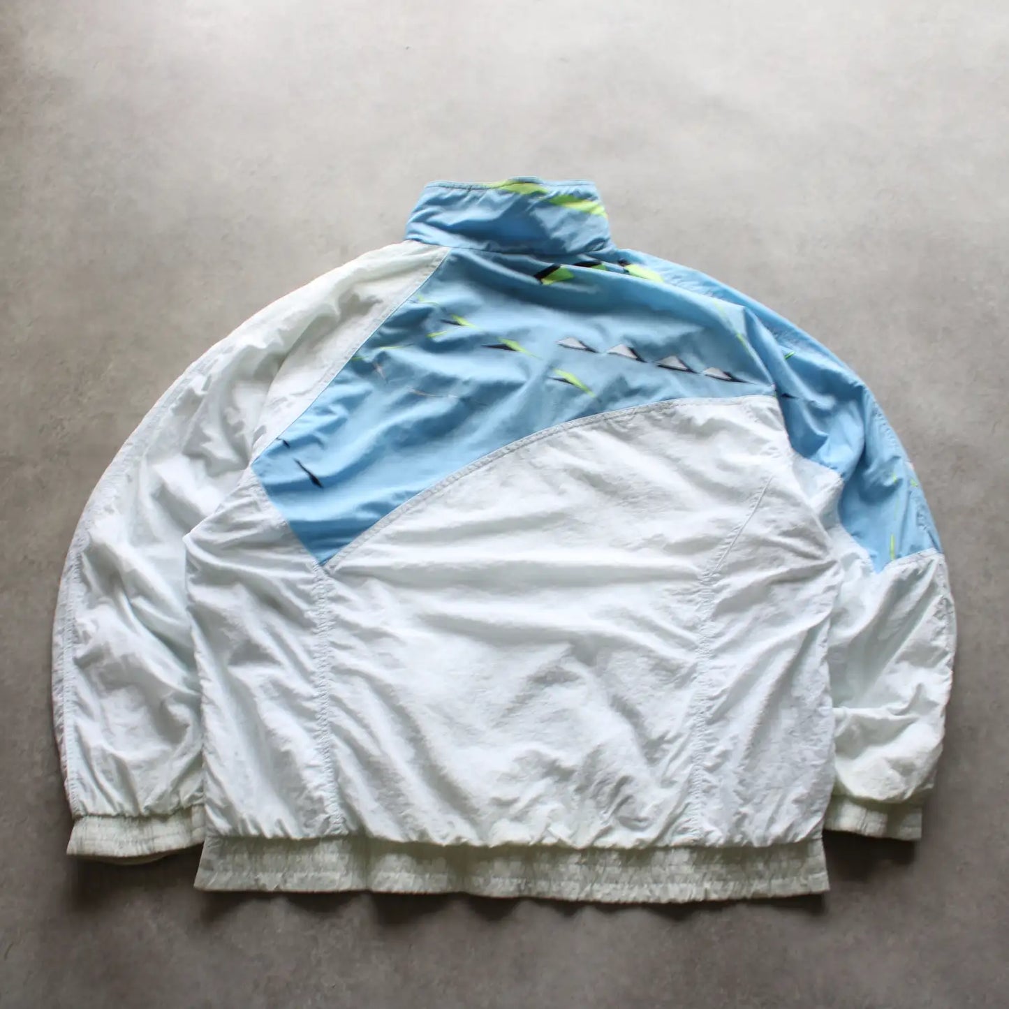 Puma Windwear Colorblock Jacket – White/Blue (Man-XL)