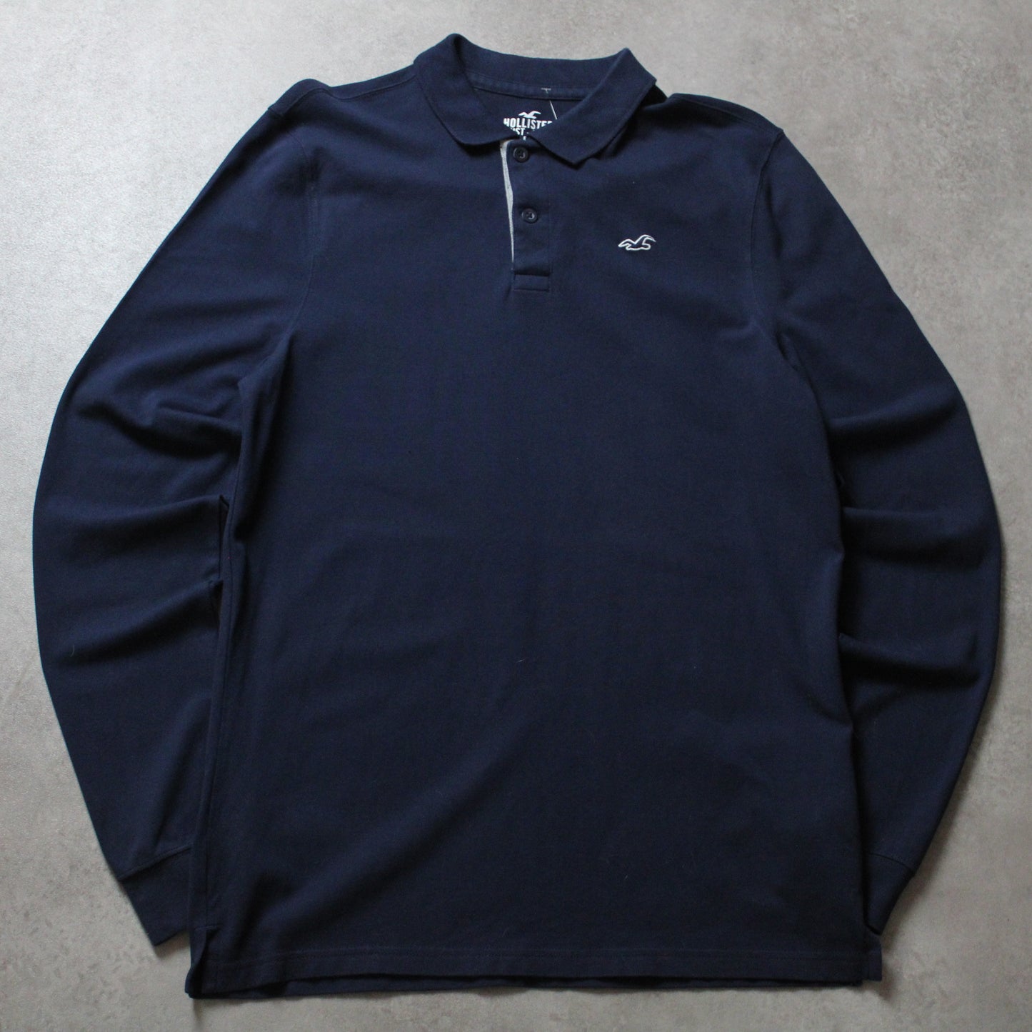 Hollister Langarm-Poloshirt (Herren, M)