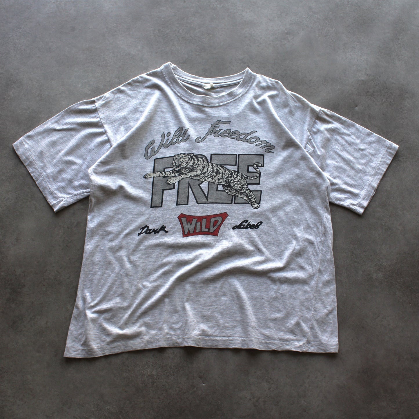 T-Shirt mit Vintage-Wild-Print (Herren, M)