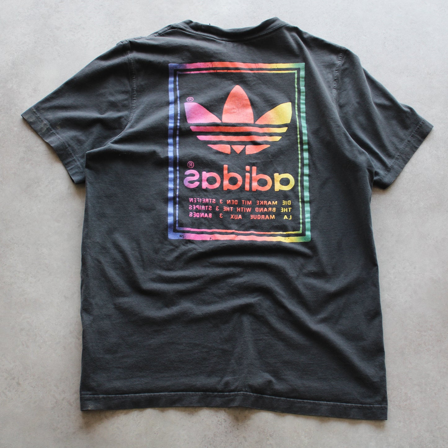 Adidas bedrucktes T-Shirt (Herren, L)