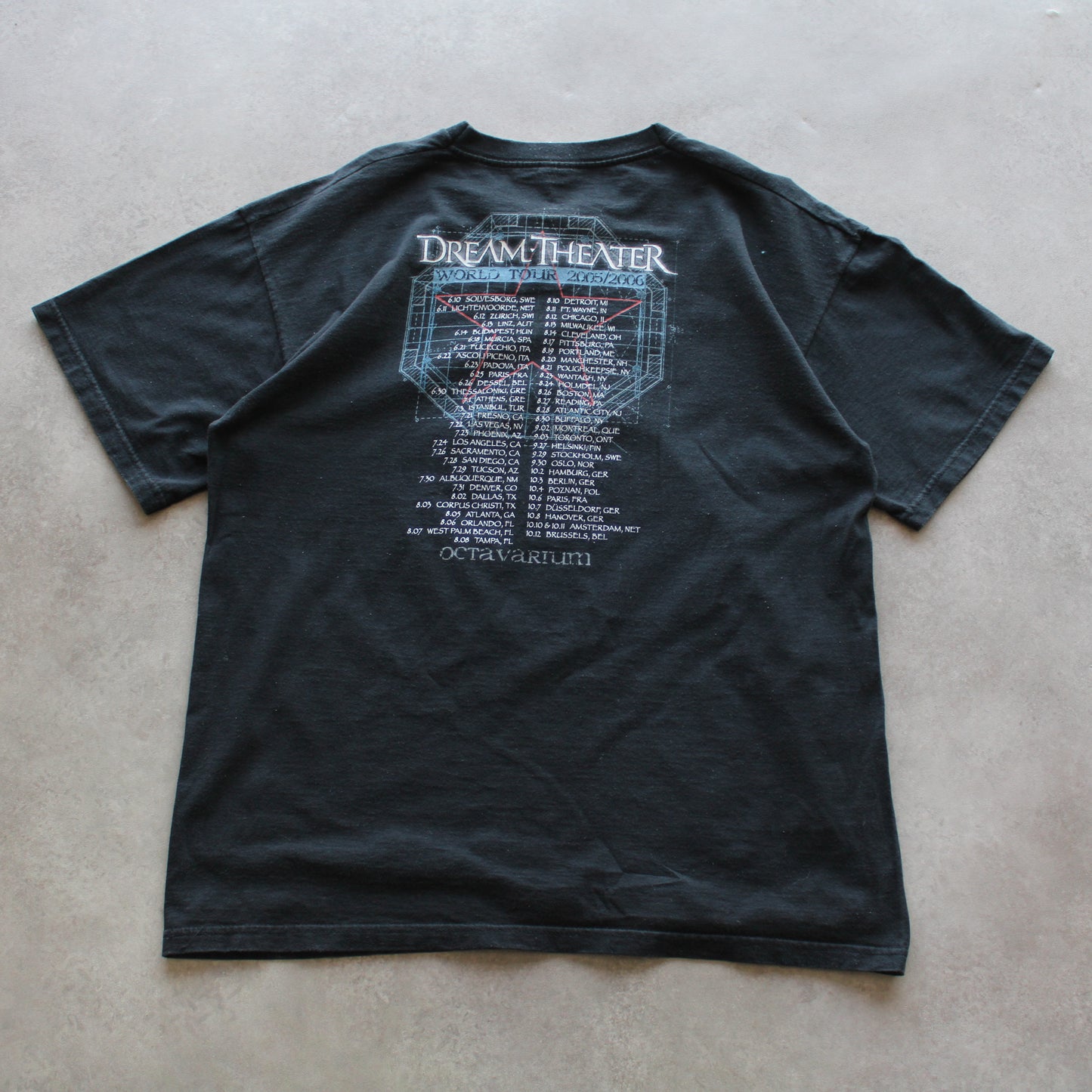 Dream Theater Printed World Tour 05/06 T-Shirt (Herren, L)