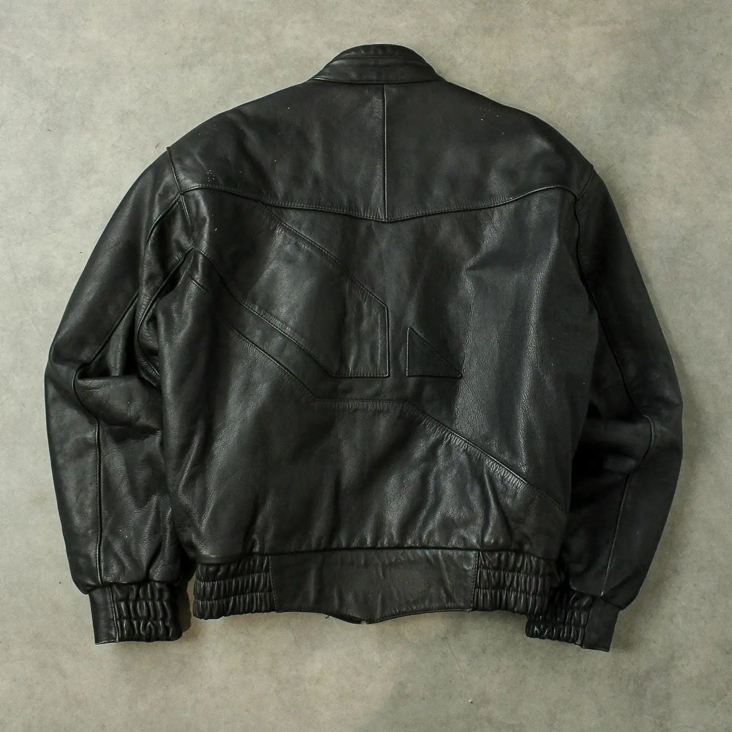 Damen Leathers Biker Leather Jacket – Black (Man-M)