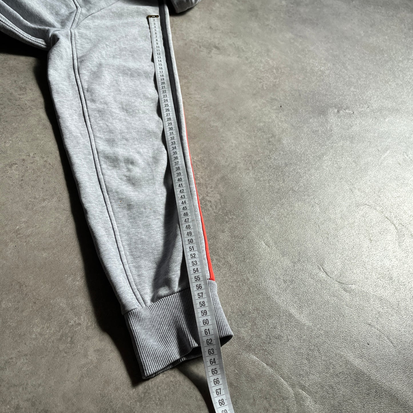 Adidas Grey Zip Hoodie M
