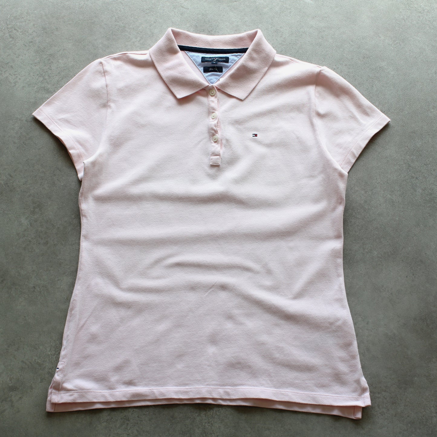 Tommy Hilfiger Poloshirt mit kleinem bestickten Logo (Damen, XL)