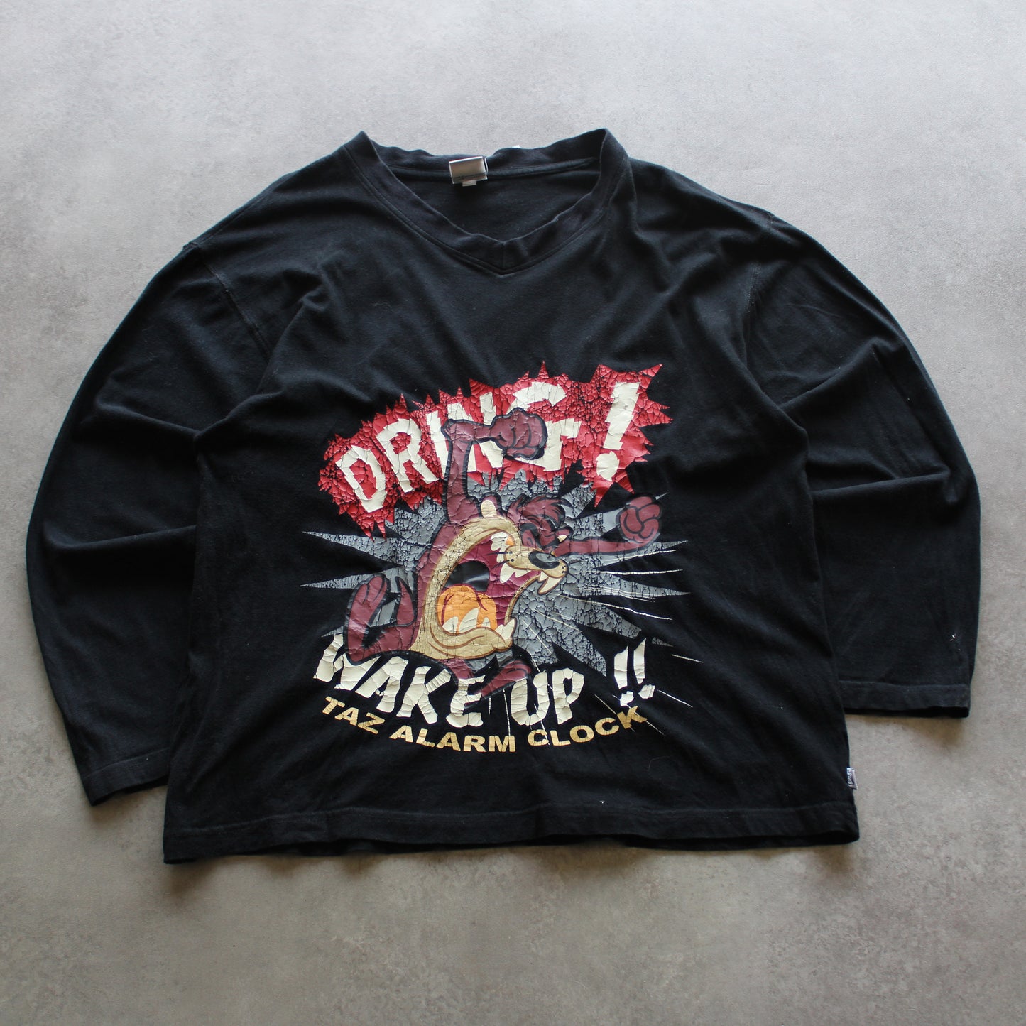 Looney Tunes Taz Printed Long Sleeve T-Shirt (Man-L)