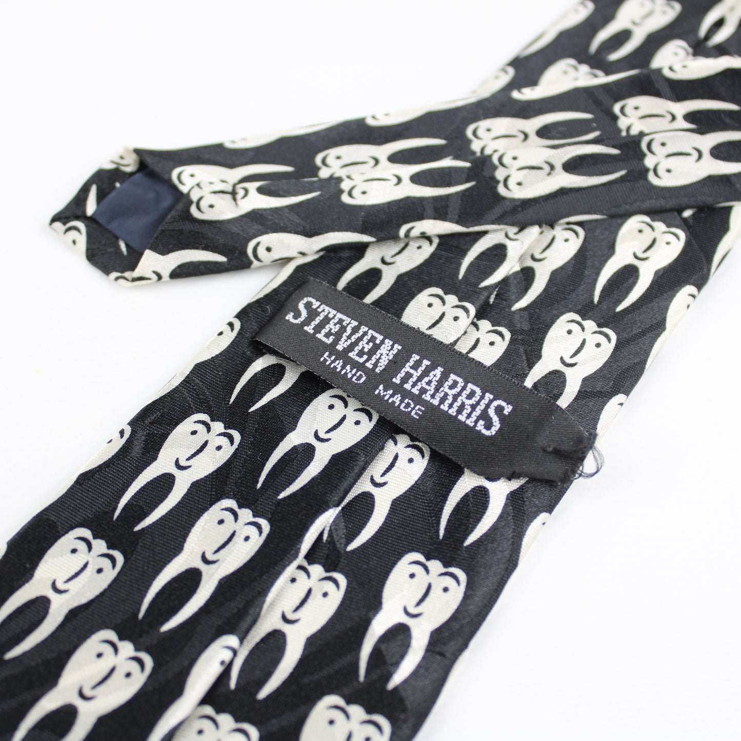 Steven Harris Handmade Tooth Pattern Tie