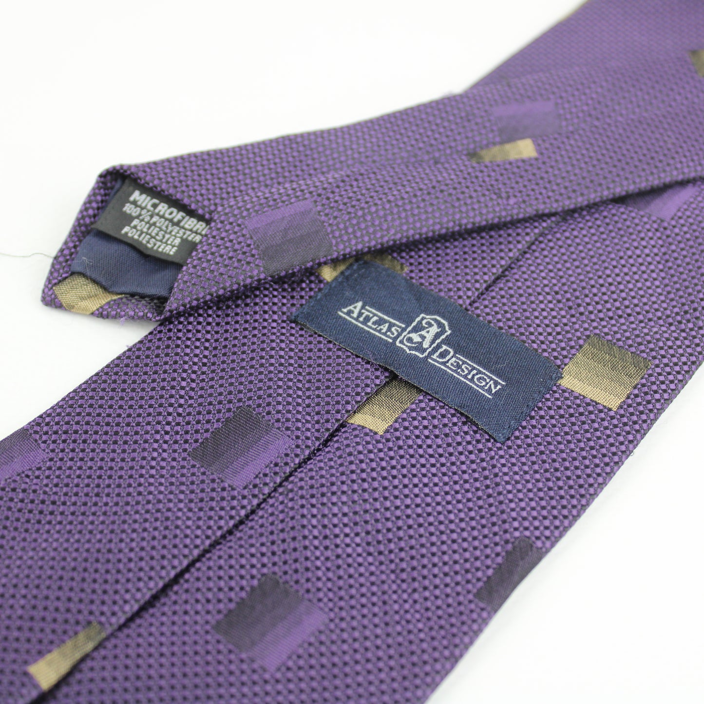 Atlas Design Purple Geometric Tie